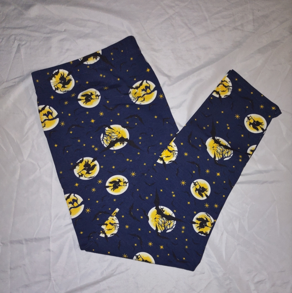 NOBO Flying Witch Leggings Halloween Casual Gothic Cottagecore Retro Party XXL19